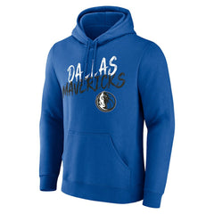 NBA - Dallas Mavericks Hustle Custom Pullover Hoodie - Blue