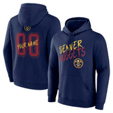 NBA - Denver Nuggets Hustle Custom Pullover Hoodie - Navy