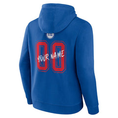 NBA - Detroit Pistons Hustle Custom Pullover Hoodie - Blue