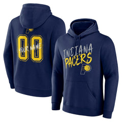 NBA - Indiana Pacers Hustle Custom Pullover Hoodie - Navy