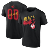NBA - Atlanta Hawks Hustle Custom T-Shirt - Black