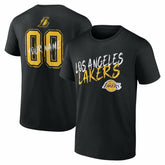 NBA - Los Angeles Lakers Hustle Custom T-Shirt - Black