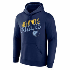 NBA - Memphis Grizzlies Hustle Custom Pullover Hoodie - Navy