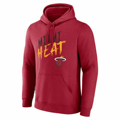 NBA - Miami Heat Hustle Custom Pullover Hoodie - Red
