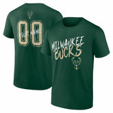 NBA - Milwaukee Bucks Hustle Custom T-Shirt - Hunter Green