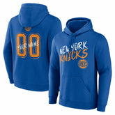 NBA - New York Knicks Hustle Custom Pullover Hoodie - Blue
