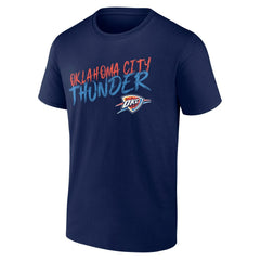 NBA - Oklahoma City Thunder Hustle Custom T-Shirt - Navy