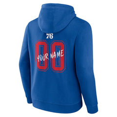 NBA - Philadelphia 76ers Hustle Custom Pullover Hoodie - Royal