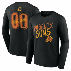 NBA - Phoenix Suns Hustle Custom Long Sleeve T-Shirt - Black