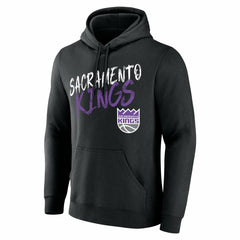 NBA - Sacramento Kings Hustle Custom Pullover Hoodie - Black