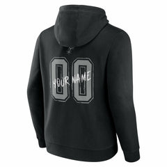 NBA - San Antonio Spurs Hustle Custom Pullover Hoodie - Black