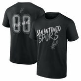 NBA - San Antonio Spurs Hustle Custom T-Shirt - Black
