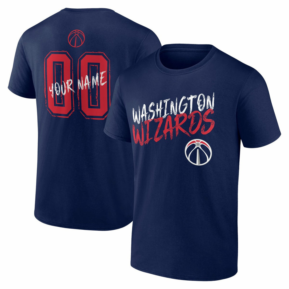 NBA - Washington Wizards Hustle Custom T-Shirt - Navy