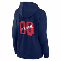 NBA - Washington Wizards Women's Hustle Custom Pullover Hoodie - Navy