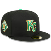 Kansas City Royals New Era 2026 St. Patrick's Day 59FIFTY Fitted Hat Lifestyle