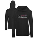 Colorado Avalanche - Levelwear Women's Slender Monument Raglan Pullover Hoodie Black
