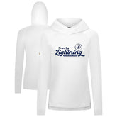 Tampa Bay Lightning - Levelwear Women's Slender Monument Raglan Pullover Hoodie White