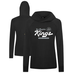 Los Angeles Kings - Levelwear Women's Slender Monument Raglan Pullover Hoodie Black