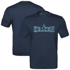 Seattle Kraken Levelwear Anthem Journey Performance T-Shirt Deep Sea Blue