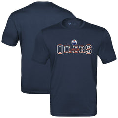 Edmonton Oilers - Levelwear Anthem Journey Performance T-Shirt Navy