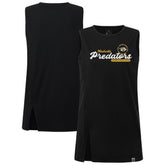 Nashville Predators - Levelwear Women's Influx Monument Tank Top Black