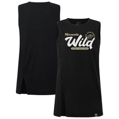 Minnesota Wild - Levelwear Women's Influx Monument Tank Top Black