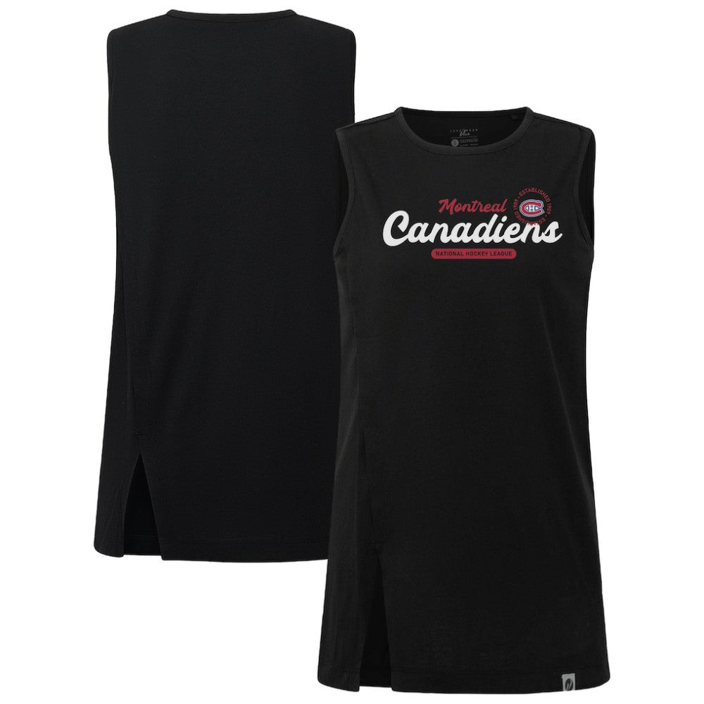 Montreal Canadiens - Levelwear Women's Influx Monument Tank Top Black