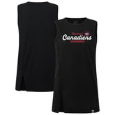 Montreal Canadiens - Levelwear Women's Influx Monument Tank Top Black