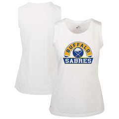 Buffalo Sabres - Levelwear Women's Macy Banner Arch Tank Top White