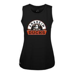 Anaheim Ducks - Levelwear Women's Macy Banner Arch Tank Top Black