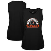 Philadelphia Flyers - Levelwear Women's Macy Banner Arch Tank Top Black