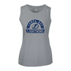 Tampa Bay Lightning - Levelwear Women's Macy Banner Arch Tank Top Gray