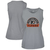 Philadelphia Flyers - Levelwear Women's Macy Banner Arch Tank Top Gray