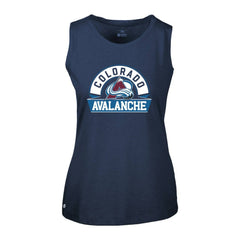 Colorado Avalanche - Levelwear Women's Macy Banner Arch Tank Top Navy