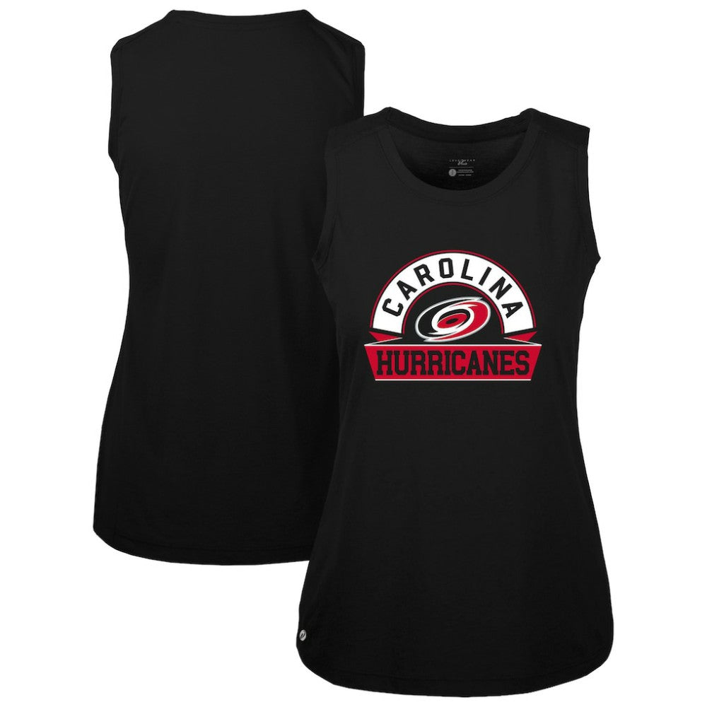 Carolina Hurricanes - Levelwear Women's Macy Banner Arch Tank Top Black
