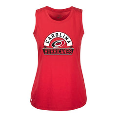 Carolina Hurricanes - Levelwear Women's Macy Banner Arch Tank Top Red