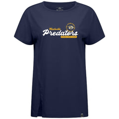 Nashville Predators - Levelwear Women's Influx Monument T-Shirt Navy