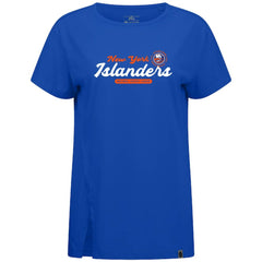 New York Islanders - Levelwear Women's Influx Monument T-Shirt Royal