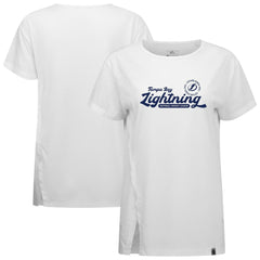 Tampa Bay Lightning - Levelwear Women's Influx Monument T-Shirt White