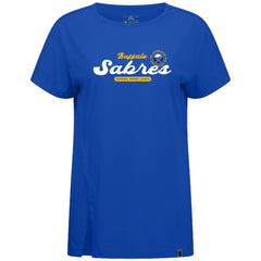 Buffalo Sabres - Levelwear Women's Influx Monument T-Shirt Royal
