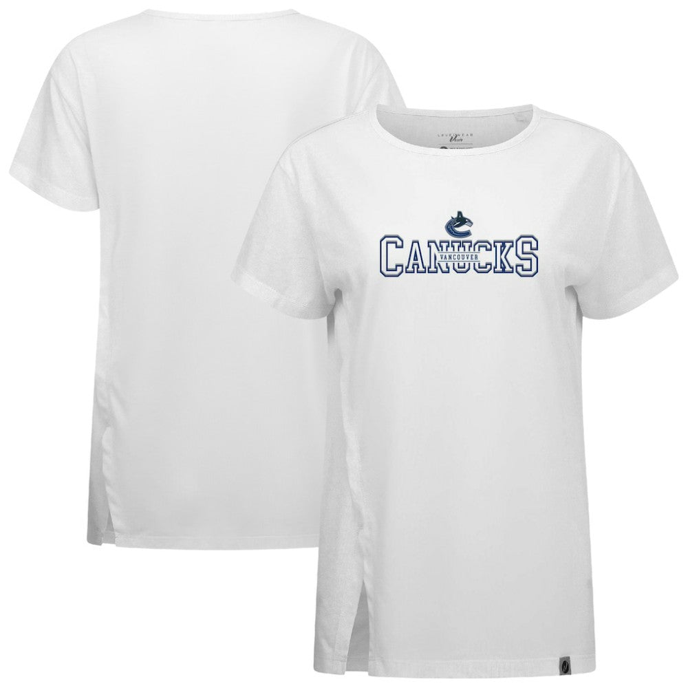 Vancouver Canucks - Levelwear Women's Influx Journey T-Shirt White