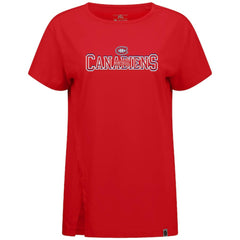 Montreal Canadiens - Levelwear Women's Influx Journey T-Shirt Red