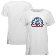 Colorado Avalanche - Levelwear Women's Influx Banner Arch T-Shirt White