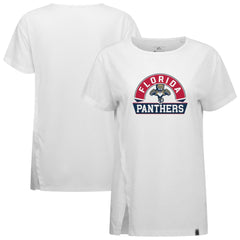 Florida Panthers - Levelwear Women's Influx Banner Arch T-Shirt White
