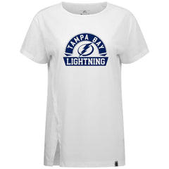 Tampa Bay Lightning - Levelwear Women's Influx Banner Arch T-Shirt White