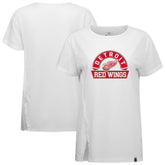 Detroit Red Wings - Levelwear Women's Influx Banner Arch T-Shirt White