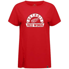 Detroit Red Wings - Levelwear Women's Influx Banner Arch T-Shirt Red