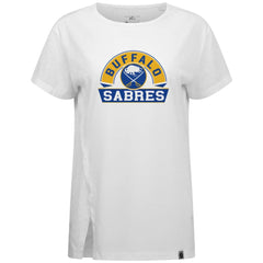 Buffalo Sabres - Levelwear Women's Influx Banner Arch T-Shirt White