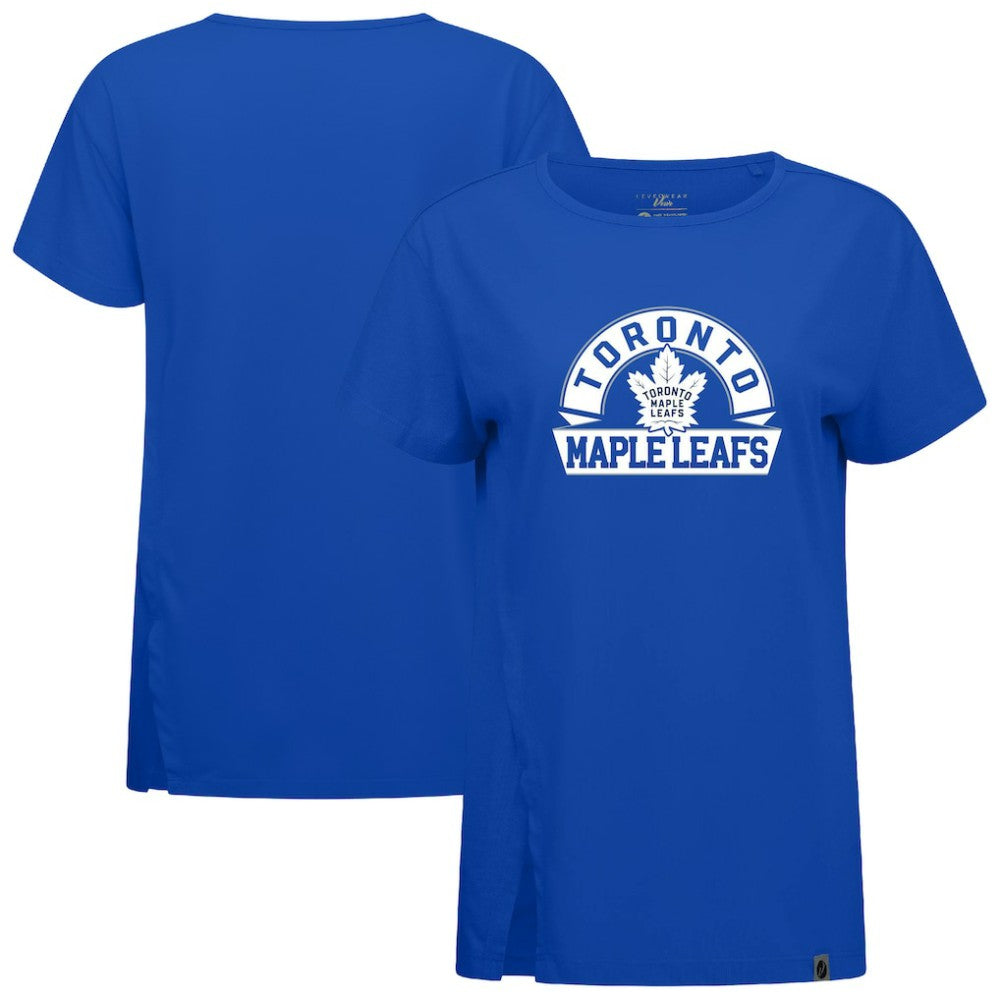 Toronto Maple Leafs - Levelwear Women's Influx Banner Arch T-Shirt Royal