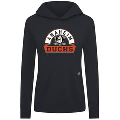 Anaheim Ducks - Levelwear Women's Relay Banner Arch Pullover Hoodie Black
